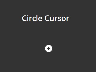 Create a Modern Circular Cursor for Your Website. - DEV Community