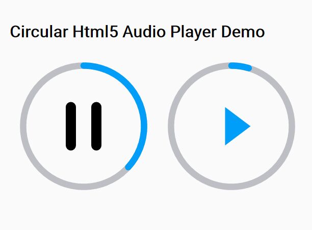html5 audio player styling