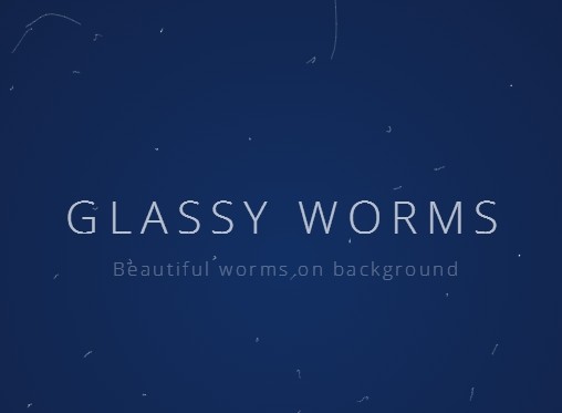 Create Animated Worms Background With jQuery and Html5 - Glassy Worms |  Free jQuery Plugins