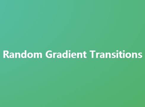 Tạo hiệu ứng nền động bằng random gradient transitions, đơn giản và hấp dẫn, sẽ mang lại sự tươi mới và thú vị cho trang web của bạn. Hãy cùng xem hình ảnh để được trải nghiệm và học hỏi cách thực hiện nhé.