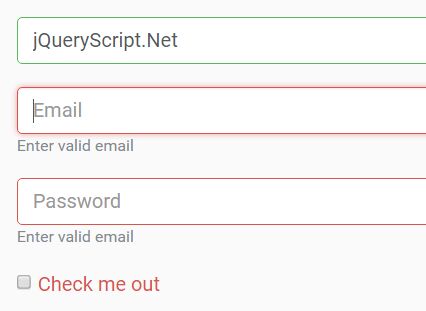 verrader Terminologie tempo Easy Form Validation Plugin For Bootstrap 4 - jQuery s-validatejs | Free  jQuery Plugins
