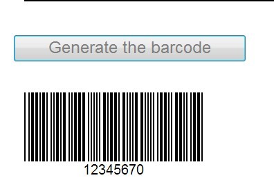 Simple jQuery Based Barcode Generator - Barcode | Free jQuery Plugins