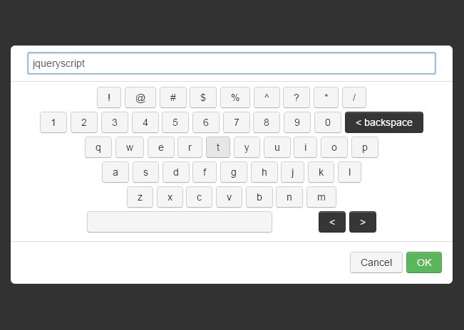 Simple jQuery Keyboard For Input Fields | Free jQuery Plugins