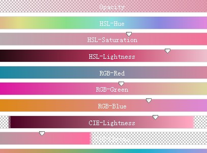 jQuery Color Picker Sliders: \