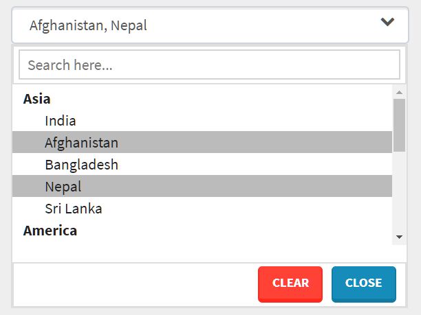How To Create The Dropdown Search Box Using Html Css