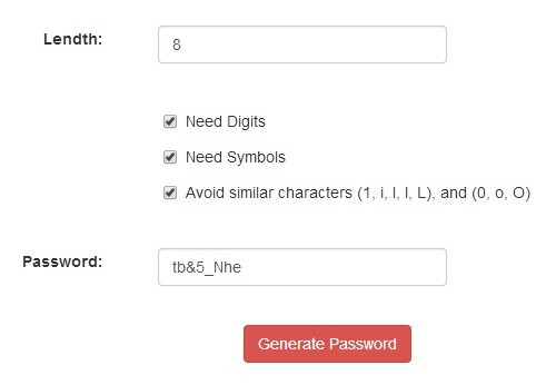 google strong password generator