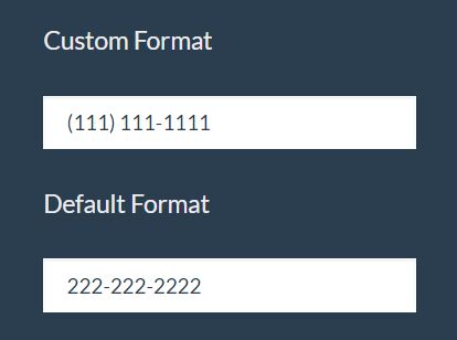 Lightweight jQuery Input Mask Plugin For Phone Numbers