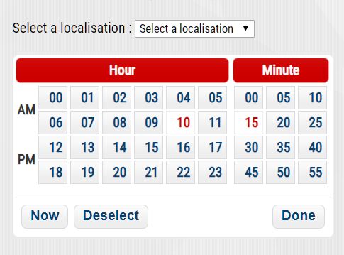 Politieagent stereo Onleesbaar Customizable Multilingual Time Picker For jQuery UI | Free jQuery Plugins
