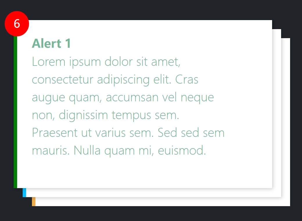 Customizable Stacked Alerts For Bootstrap 5/4 - jQuery Stacked bsAlert