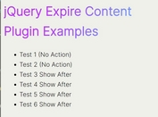 Automate Content Visibility with jQuery Expire Content Plugin